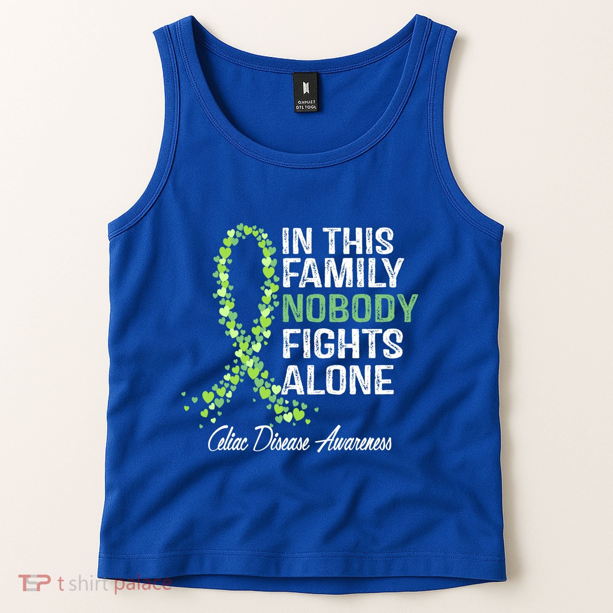 Family Support Warrior Fighter Celiac Disease Awareness Gift Tank Top