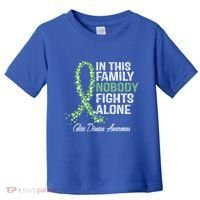 Family Support Warrior Fighter Celiac Disease Awareness Gift Toddler T-Shirt thumb 0