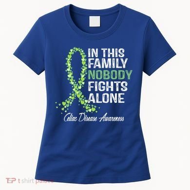 Family Support Warrior Fighter Celiac Disease Awareness Gift Women's T-Shirt