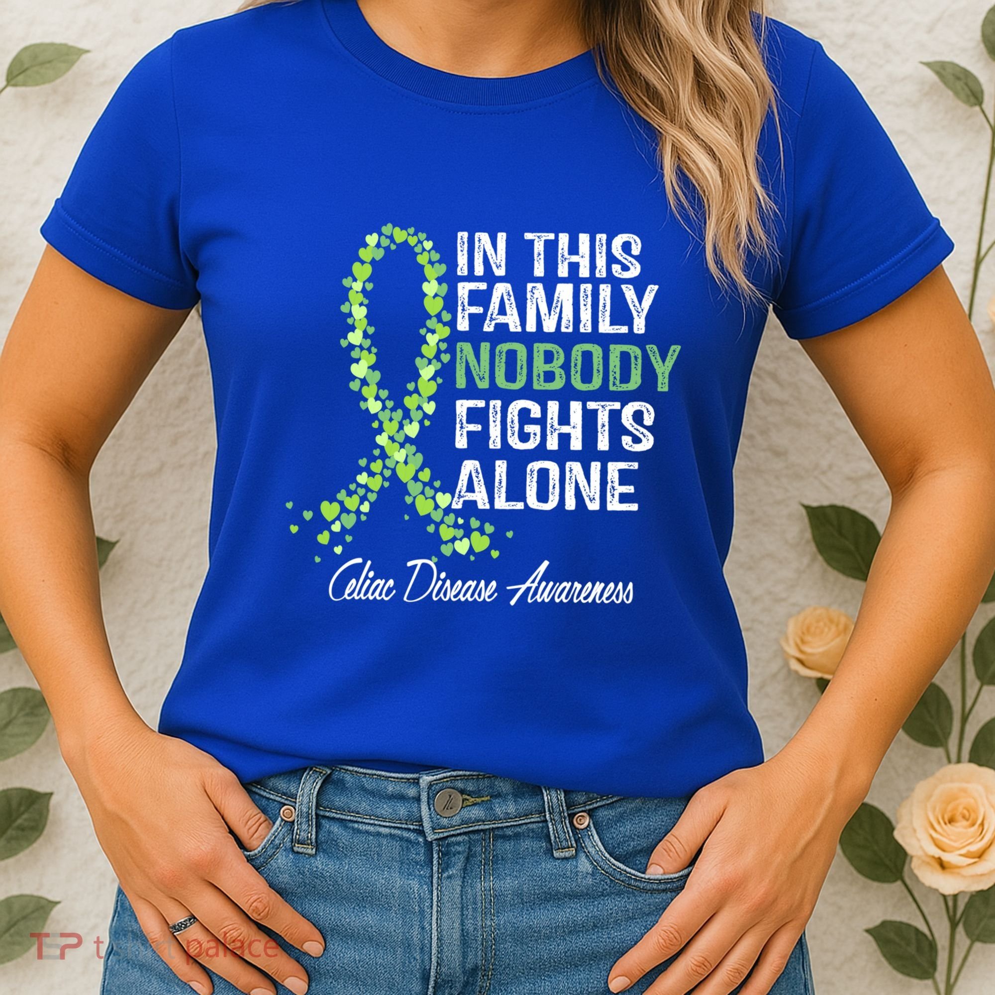 Family Support Warrior Fighter Celiac Disease Awareness Gift Women's T-Shirt