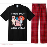 Funny Scary Witch Voodoo Doll Gift Halloween Pajama Set thumb 0