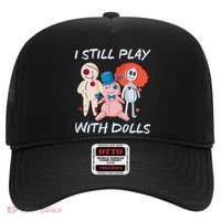Funny Scary Witch Voodoo Doll Gift Halloween Hat thumb 0