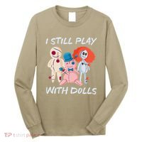 Funny Scary Witch Voodoo Doll Gift Halloween Long Sleeve Shirt thumb 0