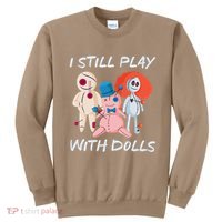 Funny Scary Witch Voodoo Doll Gift Halloween Sweatshirt thumb 0