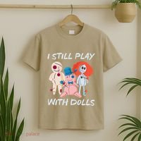 Funny Scary Witch Voodoo Doll Gift Halloween T-Shirt thumb 2