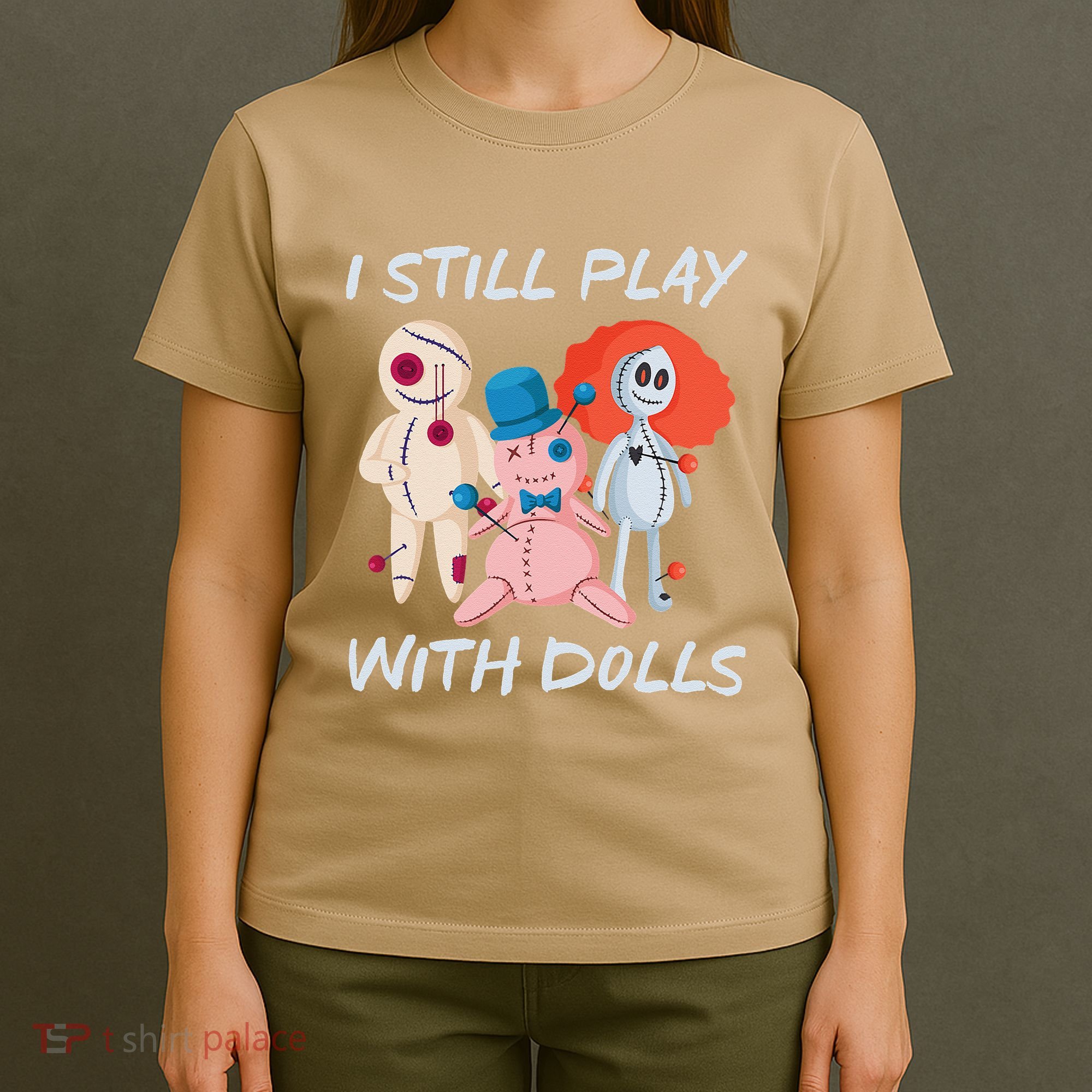Funny Scary Witch Voodoo Doll Gift Halloween T-Shirt