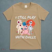 Funny Scary Witch Voodoo Doll Gift Halloween T-Shirt thumb 5