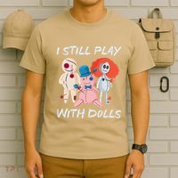 Funny Scary Witch Voodoo Doll Gift Halloween T-Shirt thumb 6