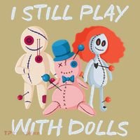 Funny Scary Witch Voodoo Doll Gift Halloween T-Shirt thumb 7