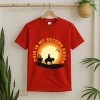 Funny Sarcastic Western This Is My Second Rodeo Cowboy T-Shirt thumb 2