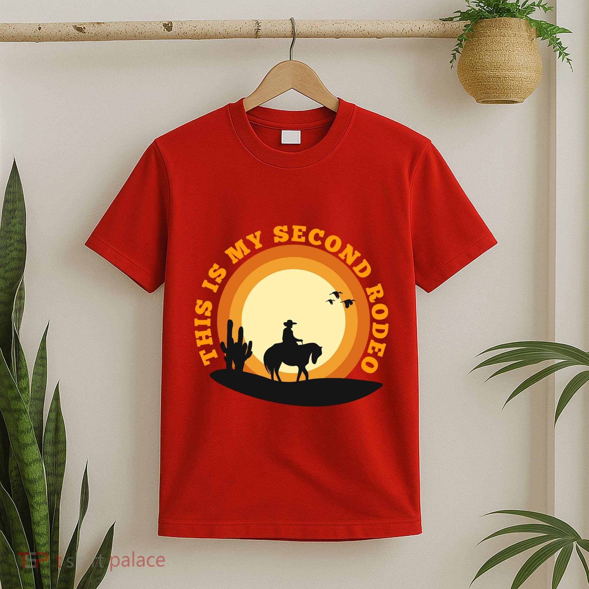 Funny Sarcastic Western This Is My Second Rodeo Cowboy T-Shirt