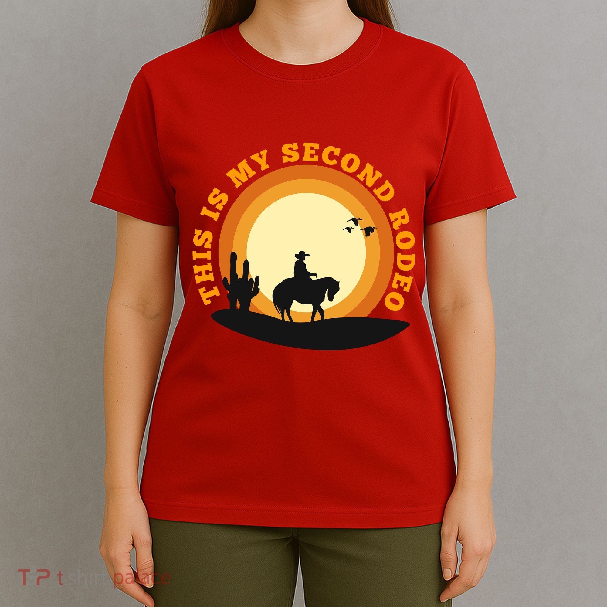Funny Sarcastic Western This Is My Second Rodeo Cowboy T-Shirt