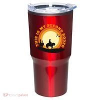 Funny Sarcastic Western This Is My Second Rodeo Cowboy Tumbler thumb 0