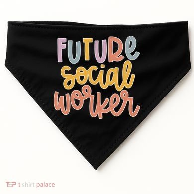 Future Social Worker USA-Made Doggie Bandana