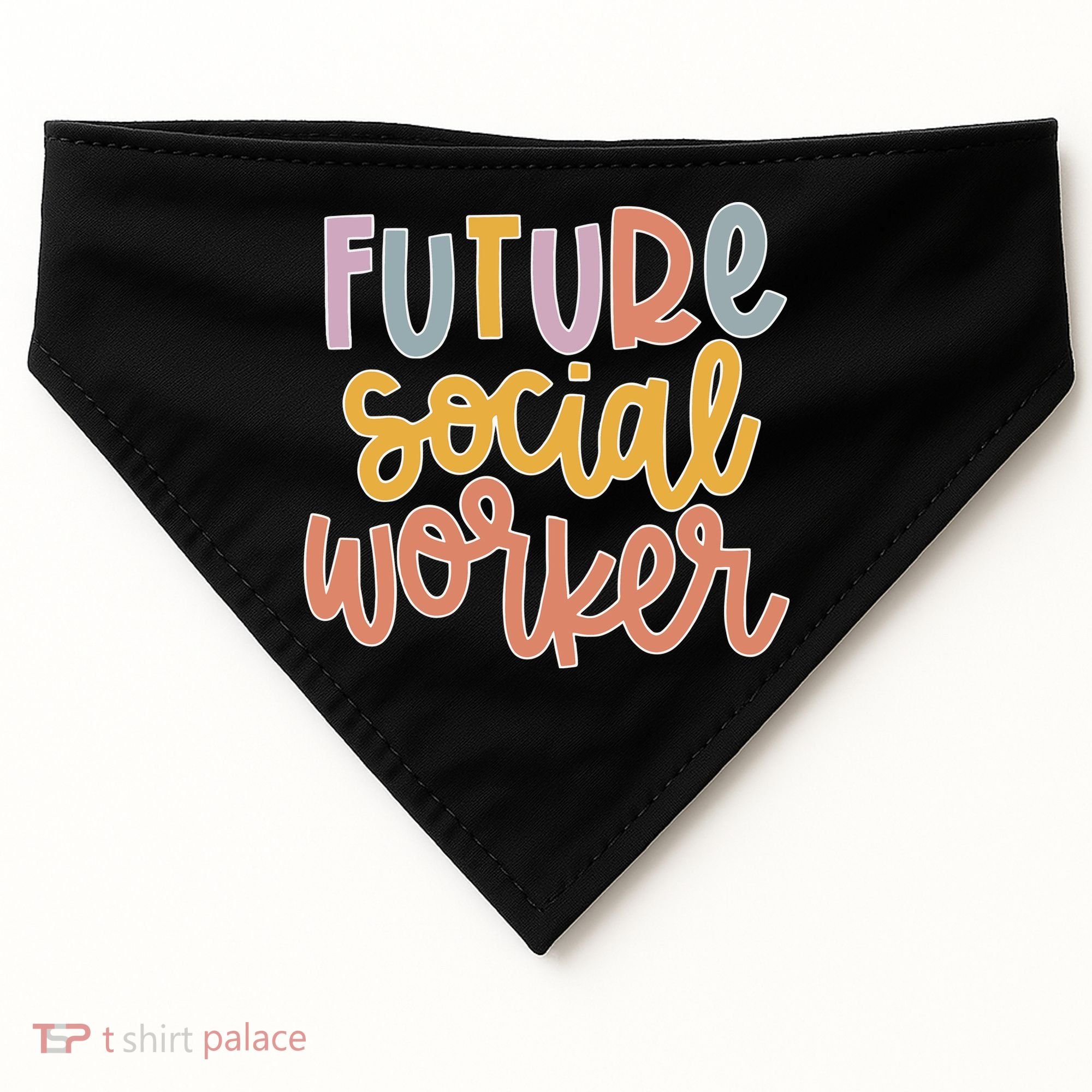 Future Social Worker USA-Made Doggie Bandana