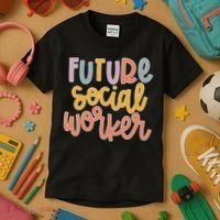 Future Social Worker Kids T-Shirt thumb 3