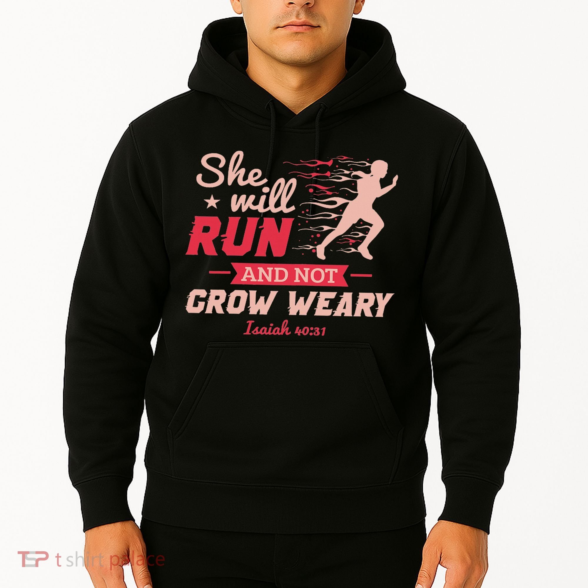 Funny She Will Run Xc Cross Country Running Gift Women Hoodie