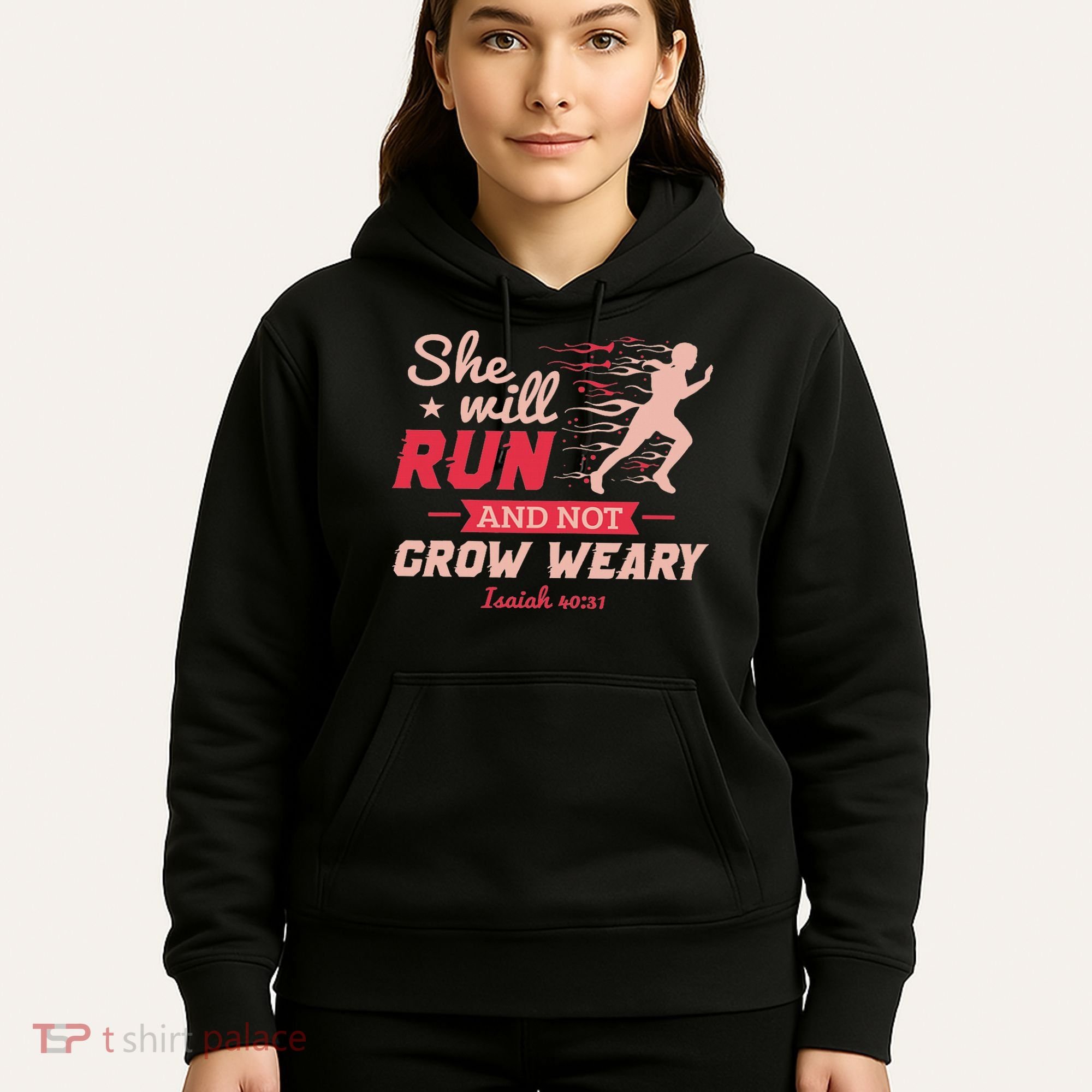 Funny She Will Run Xc Cross Country Running Gift Women Hoodie