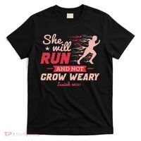 Funny She Will Run Xc Cross Country Running Gift Women T-Shirt thumb 0
