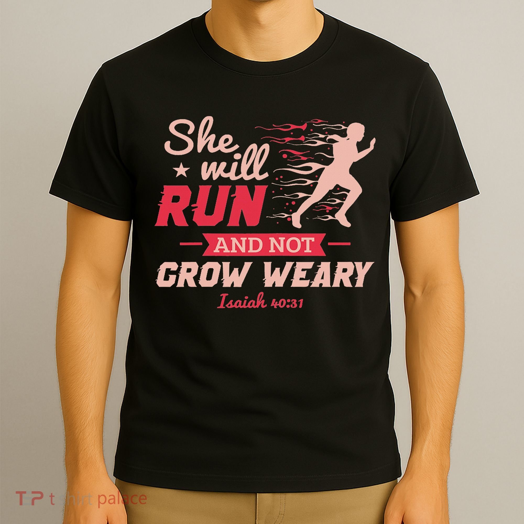 Funny She Will Run Xc Cross Country Running Gift Women T-Shirt