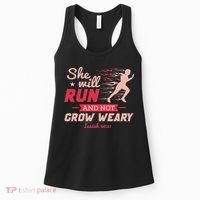 Funny She Will Run Xc Cross Country Running Gift Women Women's Tank Top thumb 0