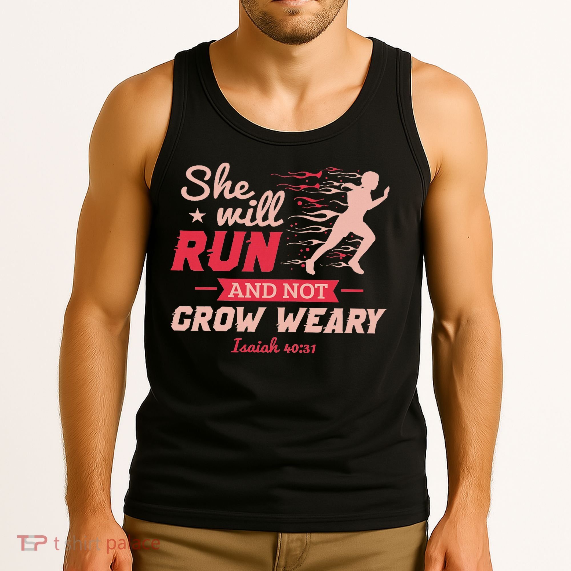 Funny She Will Run Xc Cross Country Running Gift Women Tank Top