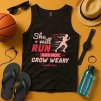 Funny She Will Run Xc Cross Country Running Gift Women Tank Top thumb 4