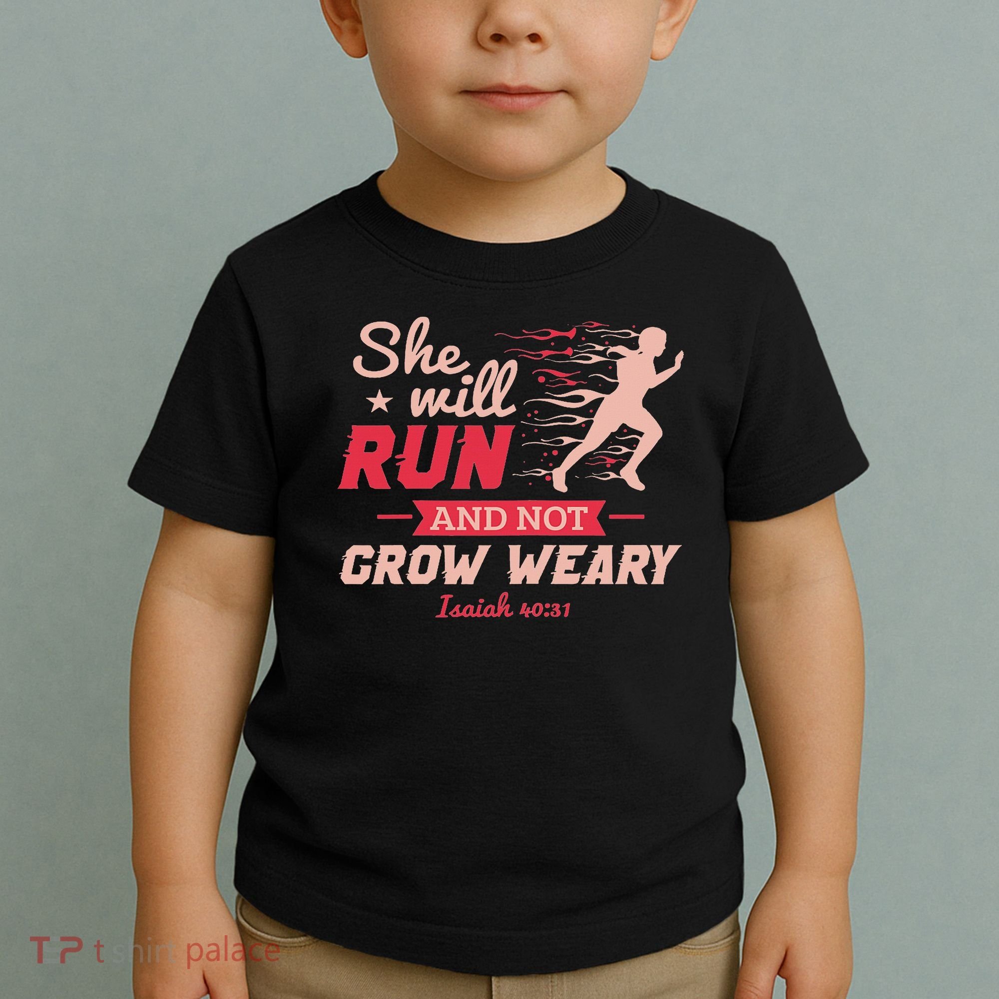Funny She Will Run Xc Cross Country Running Gift Women Toddler T-Shirt