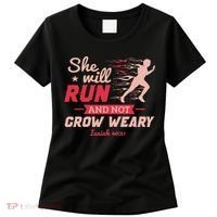 Funny She Will Run Xc Cross Country Running Gift Women Women's T-Shirt thumb 0