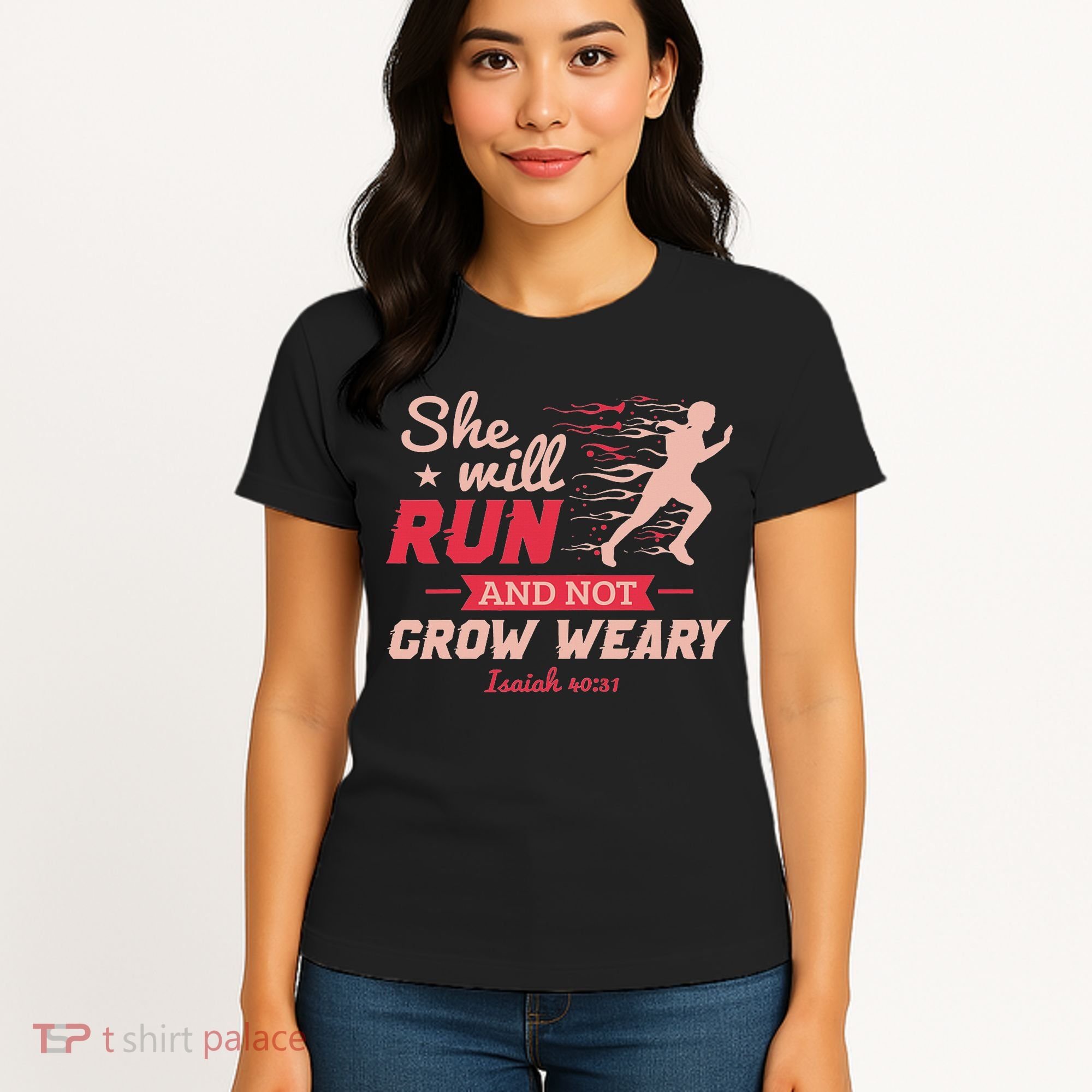 Funny She Will Run Xc Cross Country Running Gift Women Women's T-Shirt