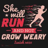 Funny She Will Run Xc Cross Country Running Gift Women Women's T-Shirt thumb 6