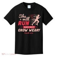 Funny She Will Run Xc Cross Country Running Gift Women Kids T-Shirt thumb 0