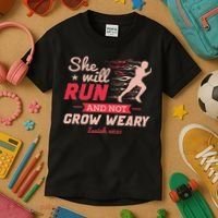 Funny She Will Run Xc Cross Country Running Gift Women Kids T-Shirt thumb 3