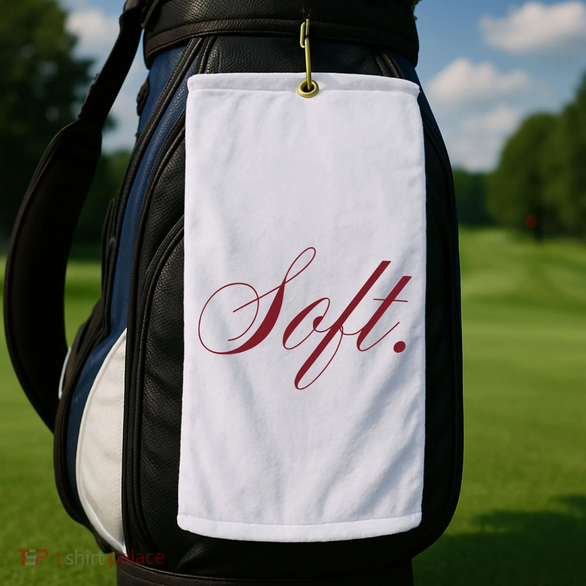 Flo Soft White Golf Towel