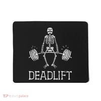 Funny Skeleton Weight Lifting Workout Mousepad thumb 0