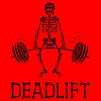 Funny Skeleton Weight Lifting Workout Santa Hat thumb 1