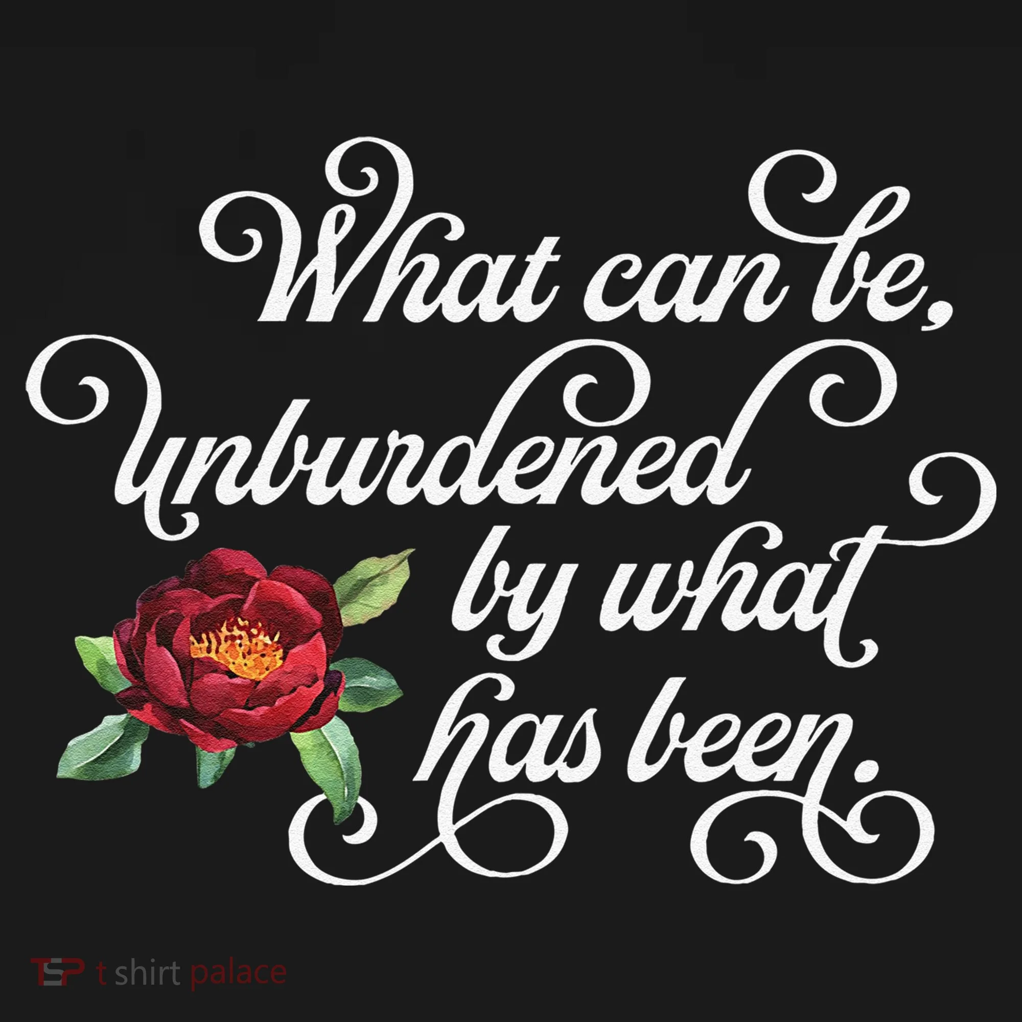 Fancy Script What Can Be Unburdened By What Has Been Women's Hoodie