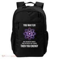 Funny Science You Matter Energy Backpack thumb 0