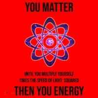 Funny Science You Matter Energy Santa Hat thumb 1