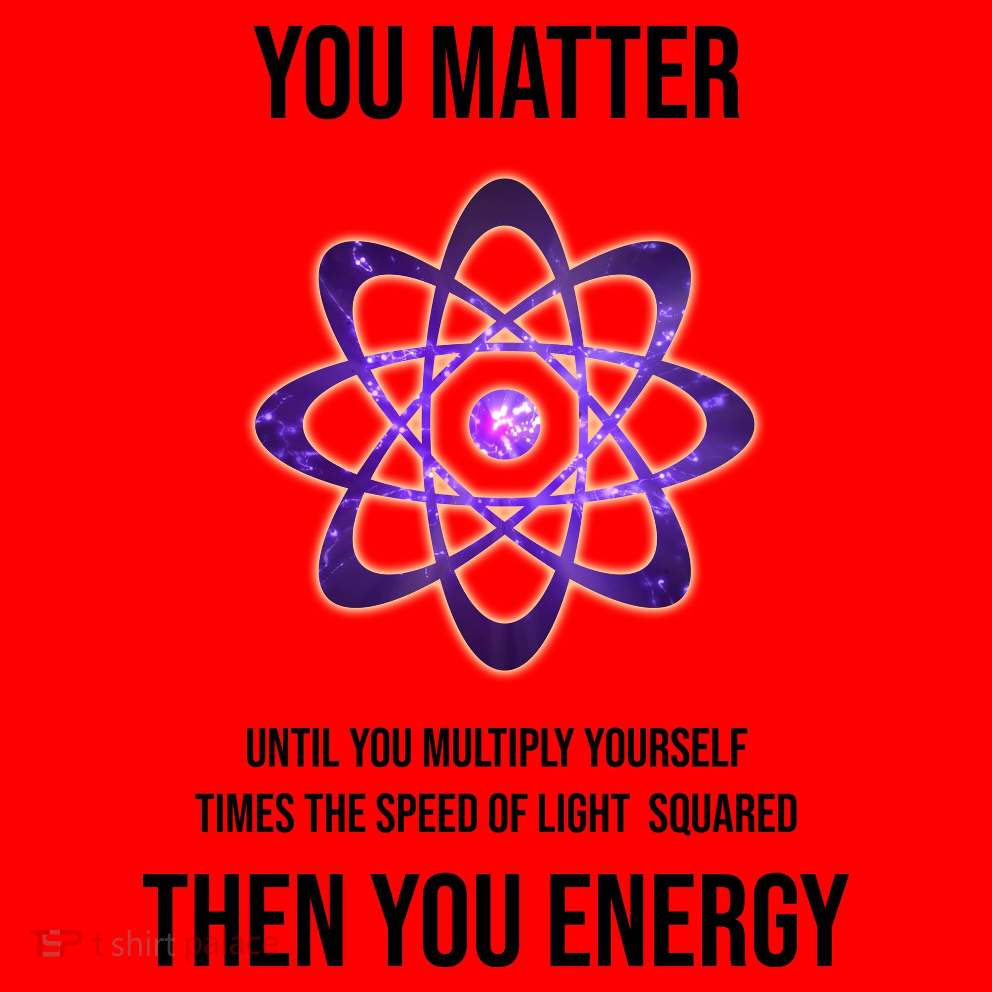 Funny Science You Matter Energy Santa Hat