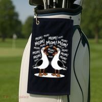 Funny Seagulls Yelling Mom Mother's Day Humor Golf Towel thumb 2