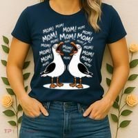 Funny Seagulls Yelling Mom Mother's Day Humor Women's T-Shirt thumb 2