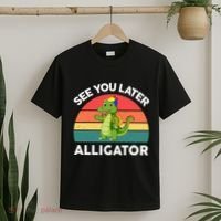 Funny See You Later Alligator Gator Crocodile Boy Girls T-Shirt thumb 2
