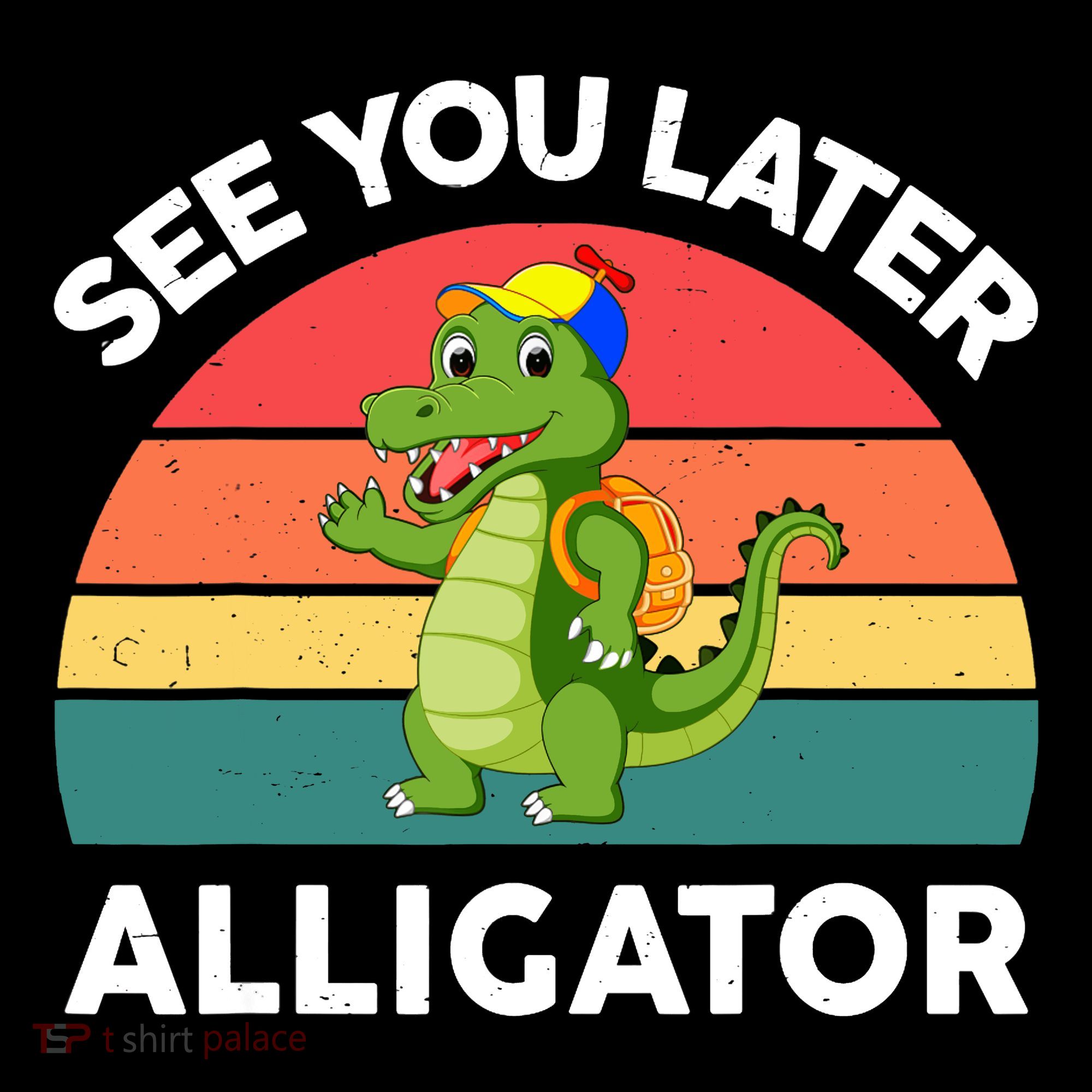 Funny See You Later Alligator Gator Crocodile Boy Girls Coffee Mug