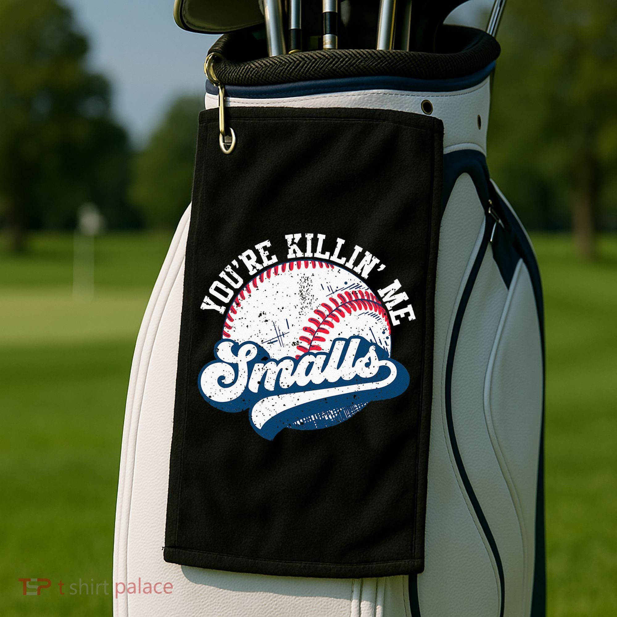 Funny Softball Youre Killin Me Smalls Golf Towel