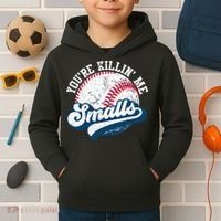 Funny Softball Youre Killin Me Smalls Kids Hoodie thumb 2