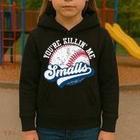 Funny Softball Youre Killin Me Smalls Kids Hoodie thumb 3