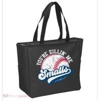 Funny Softball Youre Killin Me Smalls Tote Bag thumb 2