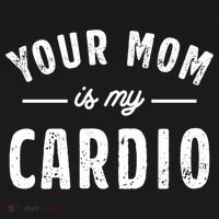 Funny Saying Your Mom Is My Cardio Cool Gift Bucket Hat thumb 4