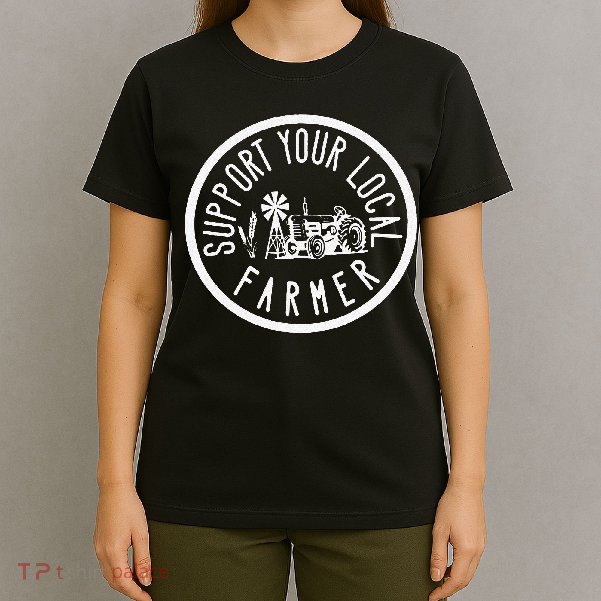 Funny Support Your Local Farmers Market Agriculture T-Shirt
